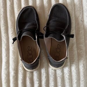 Hey Dude Black Wendy Slip Ons